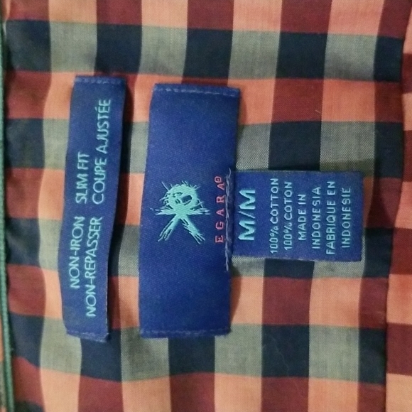 Egara 100% cotton shirt Sz M EUC - Picture 3 of 3